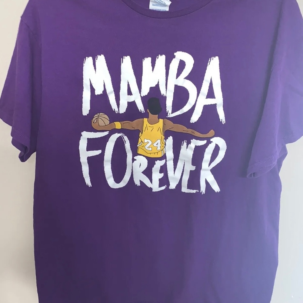 Delta Pro Weight Mamba Forever Kobe Bryant Mens Large Purple Short Sleeve TShirt
